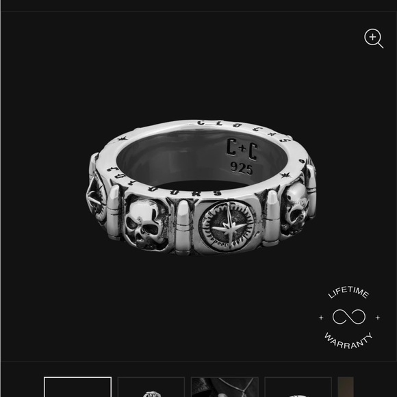 Sterling Silver Romeo and Juliet ring - Picture 13 of 13